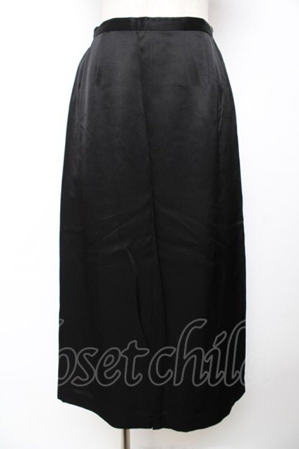 画像1: INGEBORG / テーパードスカート  黒 Y-25-12-01-103-LO-SK-SZ-ZY (1)