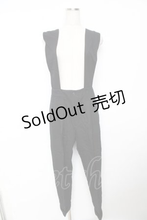 画像: PINK HOUSE / サス付きパンツ  黒 Y-25-12-01-105-LO-PA-SZ-ZY