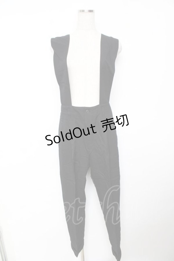 画像1: PINK HOUSE / サス付きパンツ  黒 Y-25-12-01-105-LO-PA-SZ-ZY (1)