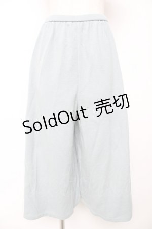 画像: PINK HOUSE / フレアニットパンツ F サックス Y-25-12-01-108-LO-PA-SZ-ZY