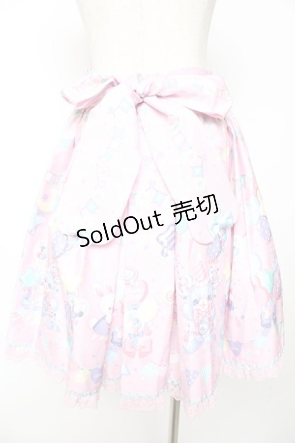 画像4: Angelic Pretty / Happy Garlandスカート  ピンク Y-25-12-01-112-AP-SK-SZ-ZY (4)