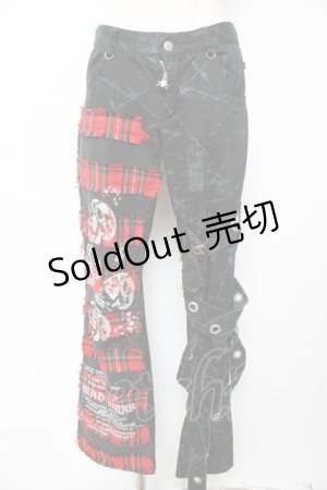 画像: MAD / ベルトデザイン切替パンツ S 黒 Y-25-12-01-114-PU-PA-SZ-ZY