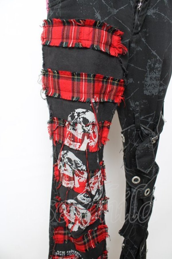 画像3: MAD / ベルトデザイン切替パンツ S 黒 Y-25-12-01-114-PU-PA-SZ-ZY (3)