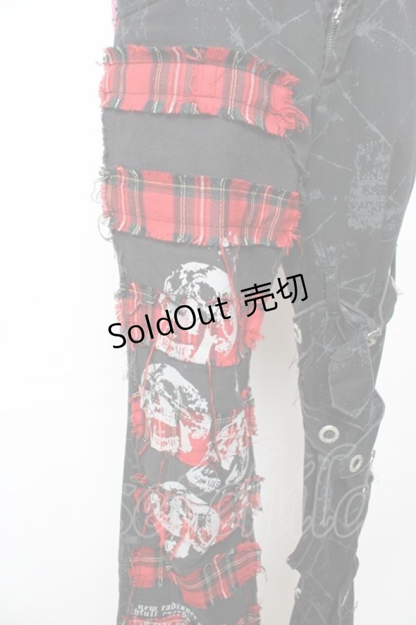 画像3: MAD / ベルトデザイン切替パンツ S 黒 Y-25-12-01-114-PU-PA-SZ-ZY (3)