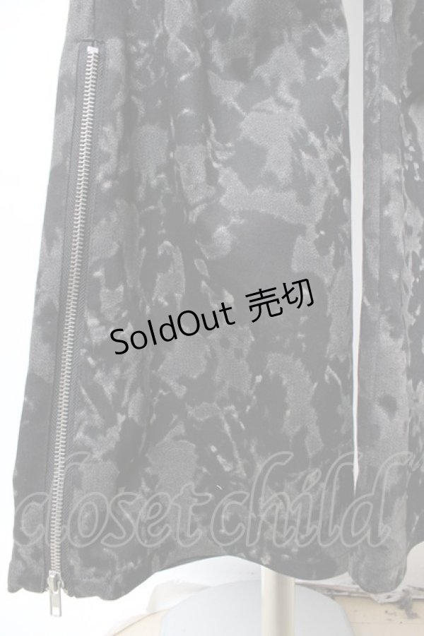 画像4: SEX POT ReVeNGe / フラップ付きレッグカバーパンツ M 黒×グレー Y-25-12-01-116-SP-PA-SZ-ZY (4)