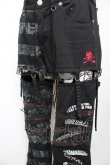 画像3: MAD / レッグカバー付きパンツ M 黒 Y-25-12-01-117-PU-PA-SZ-ZY (3)