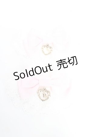 画像: BABY, THE STARS SHINE BRIGHT / うさくみゃちゃんレースのお袖とめ  オフ白×ピンク Y-25-12-01-002-BA-ZA-SZ-ZY