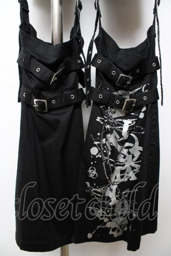 画像3: PUTUMAYO / ボンテージパンツ  黒×シルバー Y-25-12-01-119-PT-PA-SZ-ZY (3)