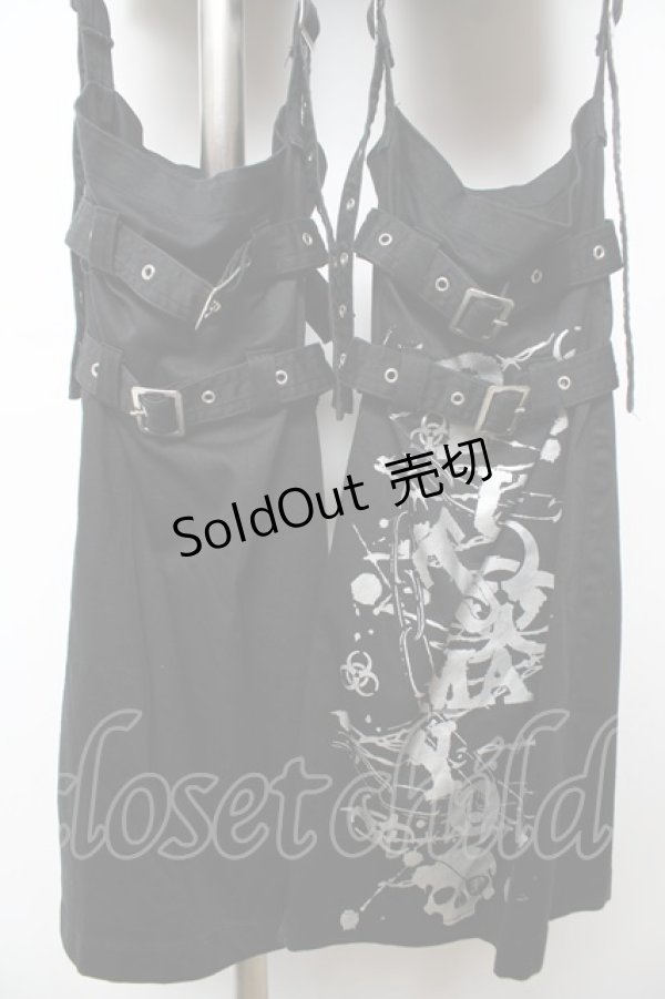 画像3: PUTUMAYO / ボンテージパンツ  黒×シルバー Y-25-12-01-119-PT-PA-SZ-ZY (3)