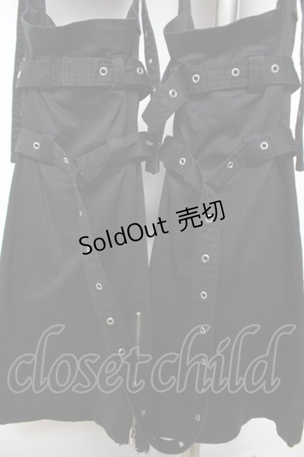 画像4: PUTUMAYO / ボンテージパンツ  黒×シルバー Y-25-12-01-119-PT-PA-SZ-ZY (4)