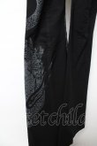 画像4: Ozz On / 龍ptスカート付きフレアパンツ  黒 Y-25-12-01-127-OO-PA-SZ-ZY (4)