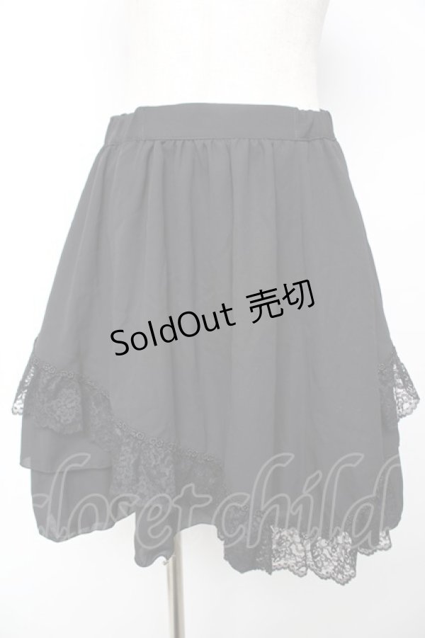 画像1: MIHO MATSUDA / フリルスカート  黒 Y-25-12-01-134-GO-SK-SZ-ZY (1)