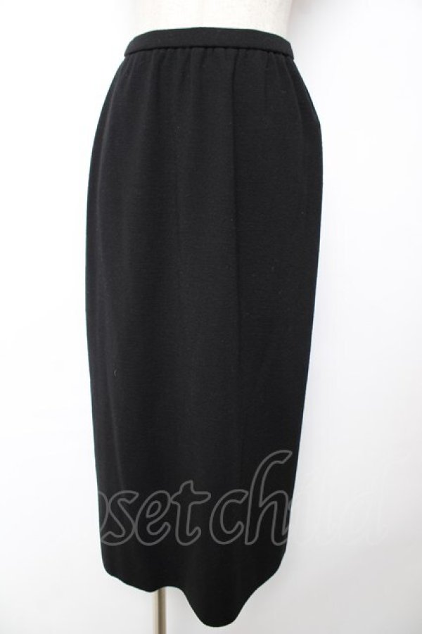 画像1: KANEKO ISAO / ニットタイトスカート F 黒 Y-25-12-01-136-EL-SK-SZ-ZY (1)