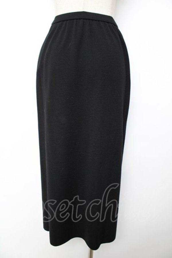 画像2: KANEKO ISAO / ニットタイトスカート F 黒 Y-25-12-01-136-EL-SK-SZ-ZY (2)