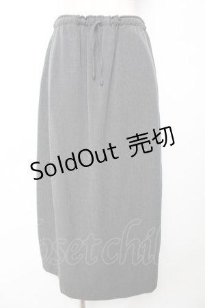 画像: powder / テーパードスカート F グレー Y-25-12-01-137-LO-SK-SZ-ZY