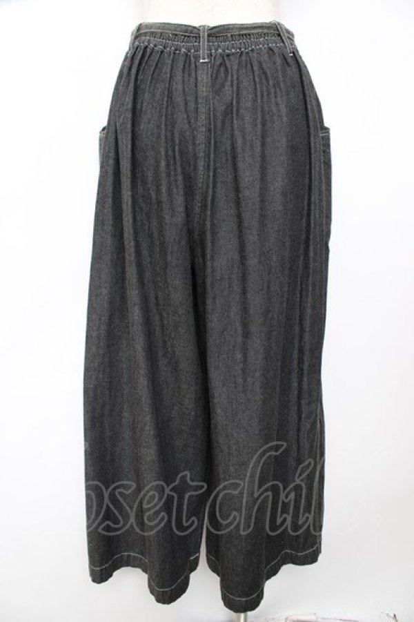 画像2: powder / ソフトデニムパンツ F 黒 Y-25-12-01-138-LO-PA-SZ-ZS (2)