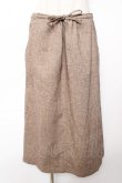 画像1: powder / ヘリーボンスカート F ブラウン Y-25-12-01-143-LO-SK-SZ-ZY (1)