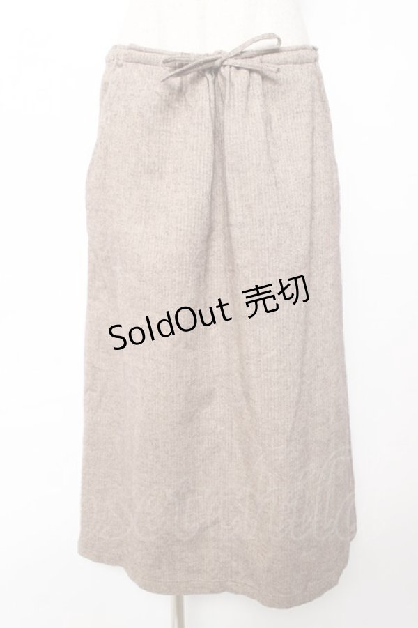 画像1: powder / ヘリーボンスカート F ブラウン Y-25-12-01-143-LO-SK-SZ-ZY (1)