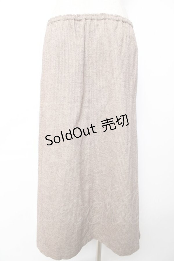 画像2: powder / ヘリーボンスカート F ブラウン Y-25-12-01-143-LO-SK-SZ-ZY (2)