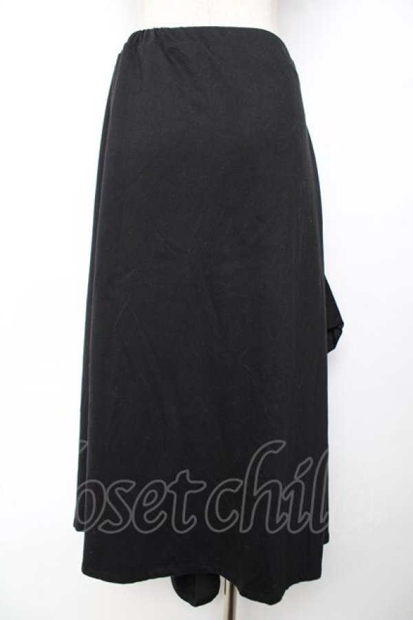 SEX POT ReVeNGe / フラップ付きロングスカート 黒×ピンク Y-25-12-01