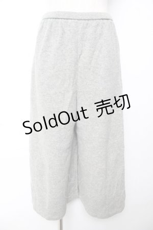 画像: PINK HOUSE / フレアニットパンツ  グレー Y-25-12-01-148-LO-PA-SZ-ZY