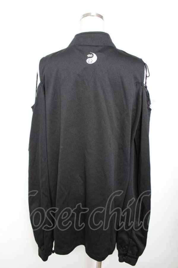 画像2: KRY CLOTHING / TAIKYOKU-KENオフショル  黒 Y-25-12-01-027-EL-TO-SZ-ZY (2)