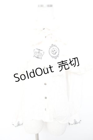 画像: axes femme / ダークロマンティック刺繍ブラウス/Disneyヴィランズ M 生成り Y-25-12-01-039-AX-BL-SZ-ZY