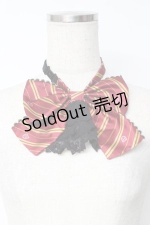 画像: ATELIER PIERROT / ハリー・ポッター レースフリルリボンタイ  レッド Y-25-12-01-005-EL-ZA-SZ-ZY