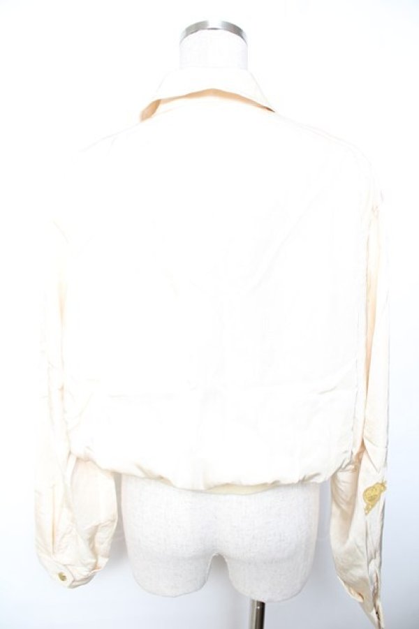 画像2: INGEBORG / チェーンプリントブルゾン F アイボリー Y-25-12-01-044-LO-JA-SZ-ZY (2)