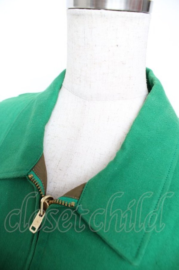 画像3: INGEBORG / ロゴリボンptブルゾン F グリーン Y-25-12-01-045-LO-JA-SZ-ZY (3)