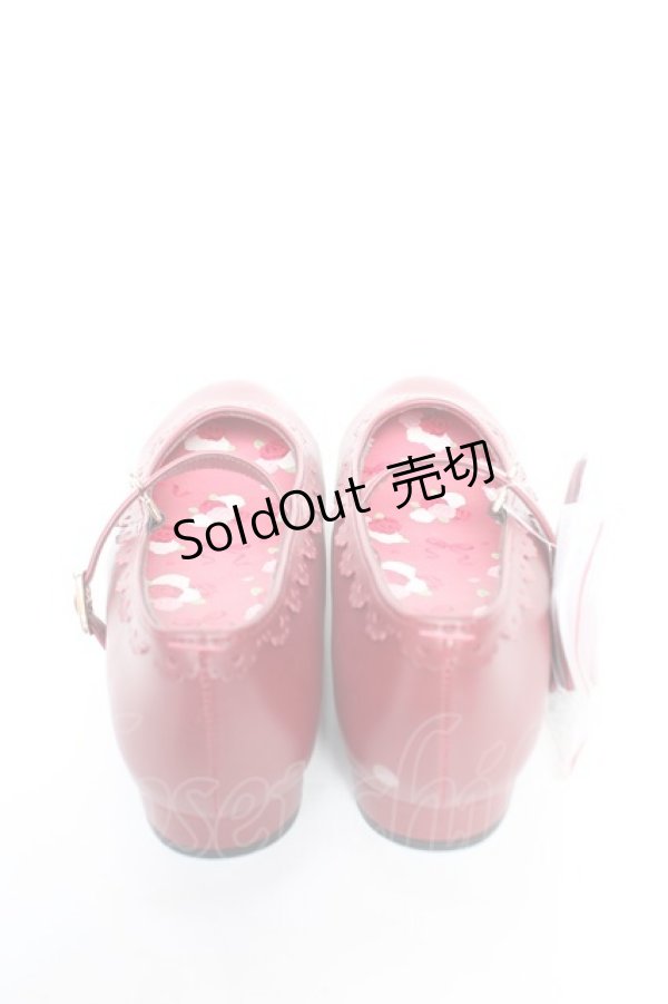 画像3: m petit by misako / AMPUキティベルトパンプス LL 濃赤 Y-25-12-04-039-LO-SH-SZ-ZY (3)