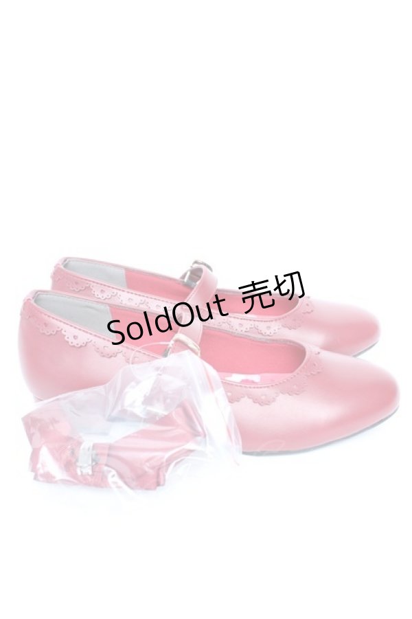 画像4: m petit by misako / AMPUキティベルトパンプス LL 濃赤 Y-25-12-04-039-LO-SH-SZ-ZY (4)