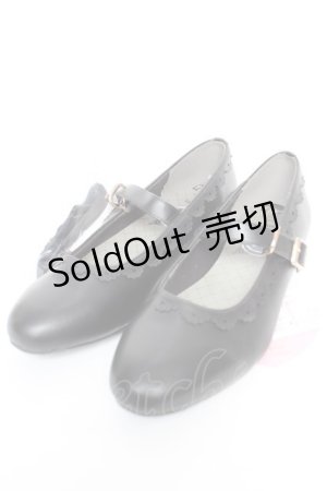 画像: m petit by misako / AMPUクロミベルトパンプス LL 中黒 Y-25-12-04-040-LO-SH-SZ-ZY