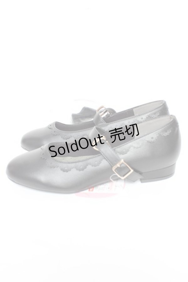 画像2: m petit by misako / AMPUクロミベルトパンプス LL 中黒 Y-25-12-04-040-LO-SH-SZ-ZY (2)