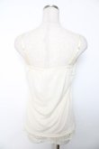 画像2: axes femme / リボンつきストラップキャミ M 生成り Y-25-12-04-041-AX-TO-SZ-ZY (2)