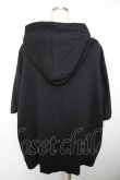 画像2: LISTEN FLAVOR / ゴースト半袖BIGプルパーカー M 黒 Y-25-12-04-059-PU-TO-SZ-ZY (2)