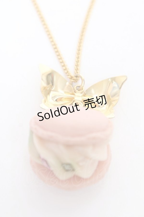 画像2: Q-pot. / Creamy Strawberry Macaronネックレス  ストロベリー Y-25-12-04-006-QP-AC-SZ-ZY (2)