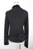 画像2: Ozz oneste / 裾刺繍ハイネックトップス  黒 Y-25-12-04-074-OO-TO-SZ-OS (2)