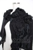 画像3: GRAMM / モチーフ付きニットボレロ  黒 Y-25-12-04-076-HN-TO-SZ-ZY (3)