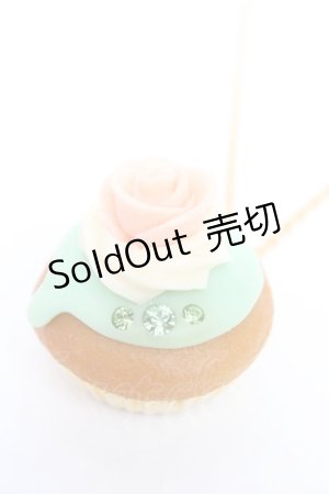 画像: Q-pot. / Rose CupCake ネックレス  ミント Y-25-12-04-008-QP-AC-SZ-ZY