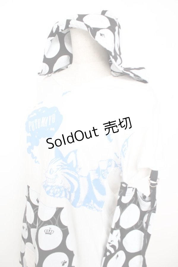 画像3: PUTUMAYO / チェシャ猫プリントセパレートトップス  白 Y-25-12-04-088-PT-TO-SZ-ZY (3)