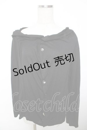 画像: ALGONQUINS / 蜘蛛の巣ptカーディガン F 黒 Y-25-12-04-101-AL-TO-SZ-ZY