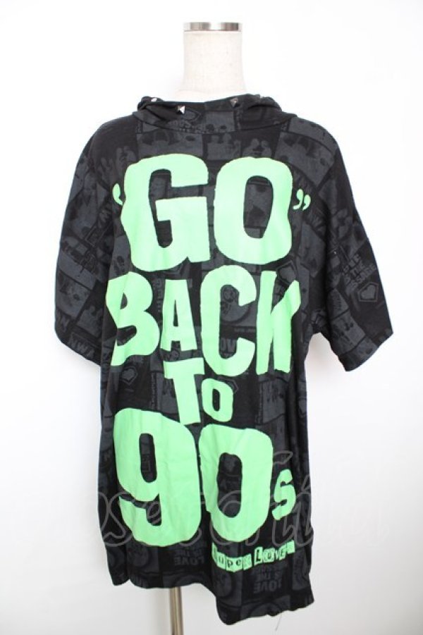 画像1: SUPER LOVERS / GO BACK TO 90S BIG Tシャツ F 黒 Y-25-12-04-105-PU-TO-SZ-ZY (1)