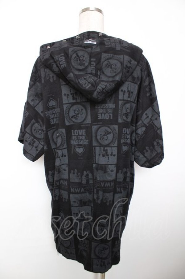 画像2: SUPER LOVERS / GO BACK TO 90S BIG Tシャツ F 黒 Y-25-12-04-105-PU-TO-SZ-ZY (2)