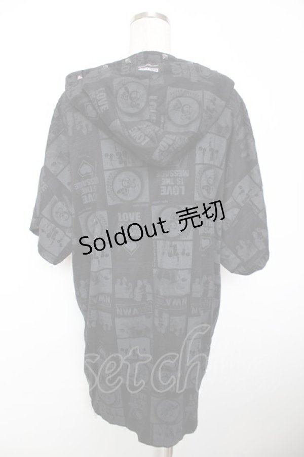画像2: SUPER LOVERS / GO BACK TO 90S BIG Tシャツ F 黒 Y-25-12-04-105-PU-TO-SZ-ZY (2)