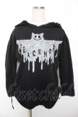画像1: PEACE NOW / コウモリプリントフーディパーカ M 黒 Y-25-12-04-107-PU-TO-SZ-ZY (1)