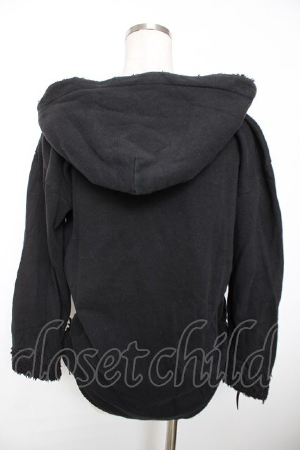 画像2: PEACE NOW / コウモリプリントフーディパーカ M 黒 Y-25-12-04-107-PU-TO-SZ-ZY (2)