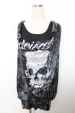 画像1: GHOST of HARLEM / ラメptタイダイ柄ドレープノースリーブトップス F 黒×グレー Y-25-12-04-115-GL-TO-SZ-ZY (1)