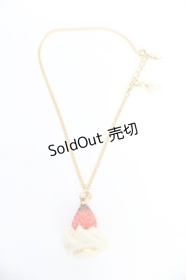 画像3: Q-pot. / Fresh Strawberry ネックレス   Y-25-12-04-001-QP-AC-SZ-ZY (3)