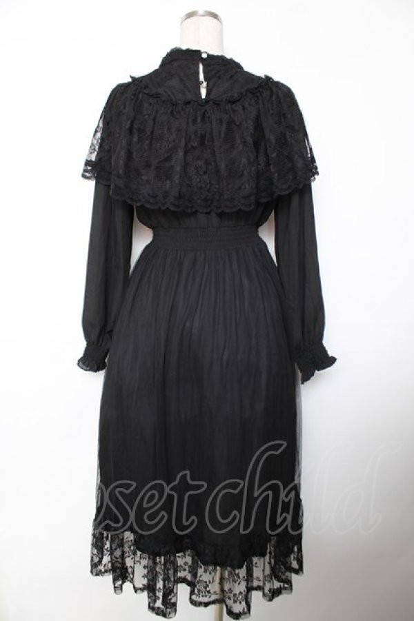 画像2: axes femme / ヴィンテージ風ドレス F 黒 Y-25-12-04-123-AX-OP-SZ-ZY (2)